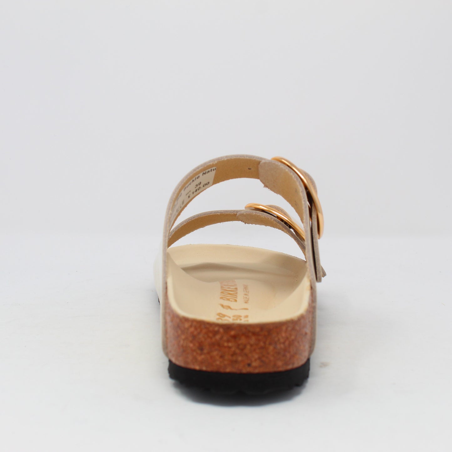 Arizona Big Buckle Natural Leather Patent
