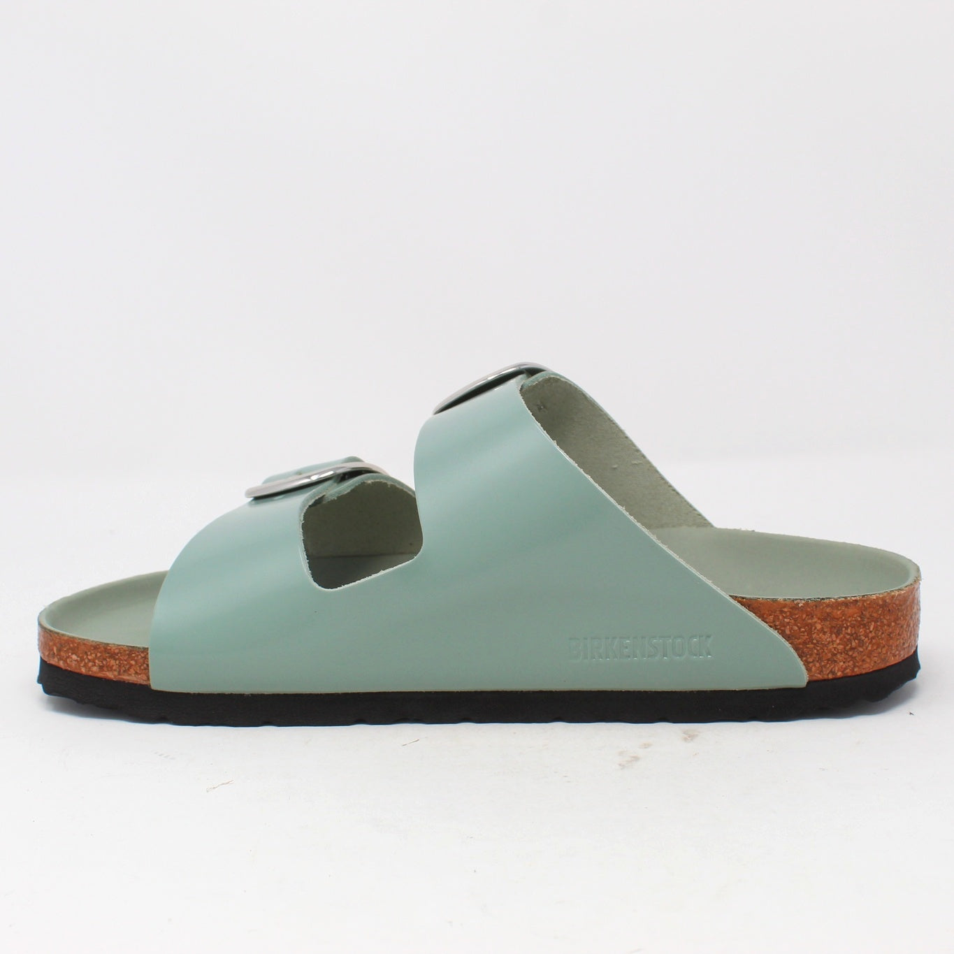 ARIZONA BIG BUCKLE NATURAL LEATHER PATENT HIGH-SHINE