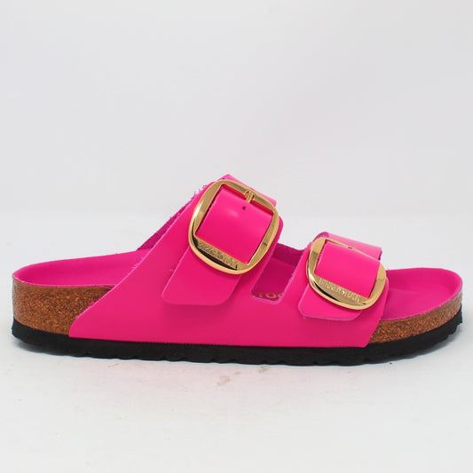 ARIZONA BIG BUCKLE NATURAL LEATHER PATENT HIGH-SHINE