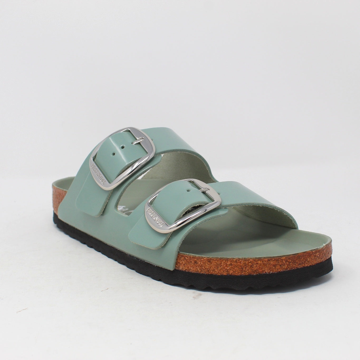 ARIZONA BIG BUCKLE NATURAL LEATHER PATENT HIGH-SHINE