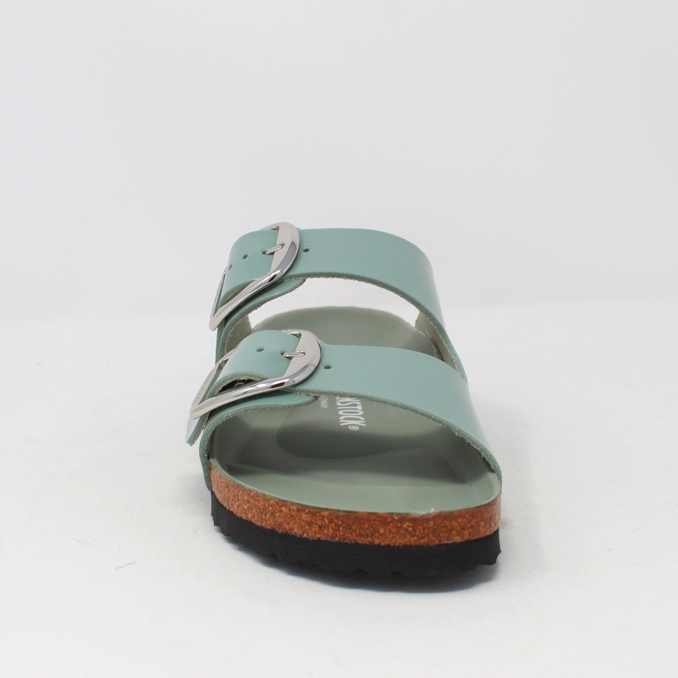 ARIZONA BIG BUCKLE NATURAL LEATHER PATENT HIGH-SHINE