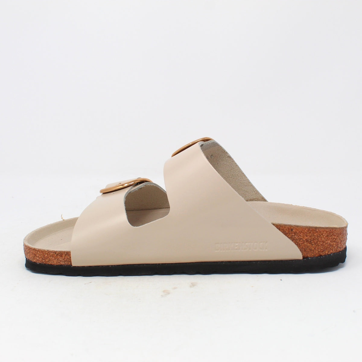 ARIZONA BIG BUCKLE NATURAL LEATHER PATENT HIGH-SHINE
