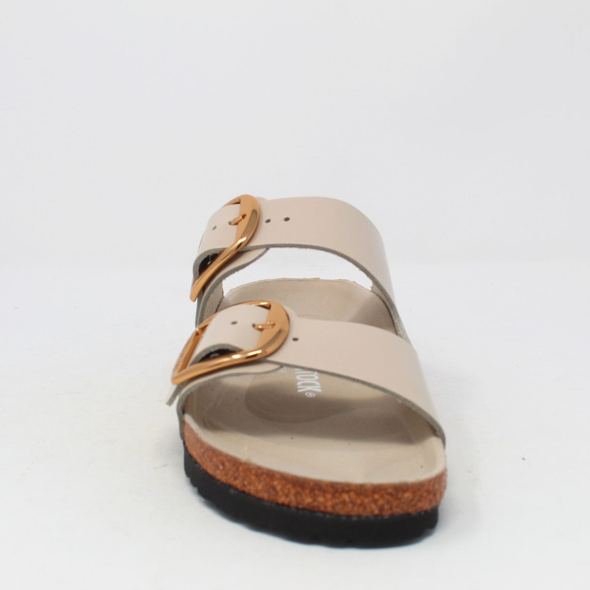 ARIZONA BIG BUCKLE NATURAL LEATHER PATENT HIGH-SHINE