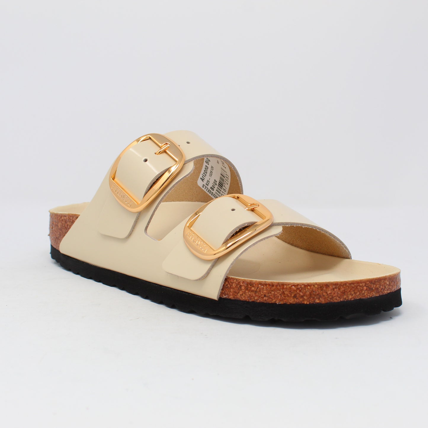 Arizona Big Buckle Natural Leather Patent